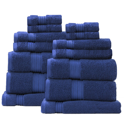 Royal blue best sale bathroom towels